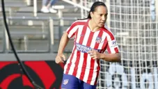Charlyn Corral, en su debut con el Atlético de Madrid