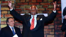 José Ángel 'Mantequilla' Nápoles durante un evento