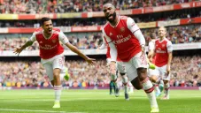 Alexandre Lacazette festeja su gol frente al Burnley