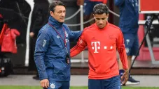 Kovac y Coutinho, en una sesión del Bayern Munich