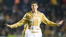 Marco Antonio Palacios, durante juego con Pumas