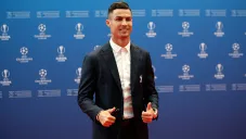 Cristiano Ronaldo, previo a la gala de la UEFA