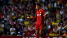 Virgil van Dijk, durante un partido del Liverpool