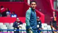José Corona durante un entrenamiento con Cruz Azul