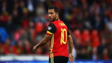 Eden Hazard, en un juego con la selección de Bélgica