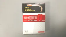 Una cajetilla de cigarros