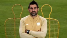 Enrique Sanz tras una práctica de los universitarios