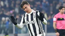 Paulo Dybala durante un partido con la Juventus