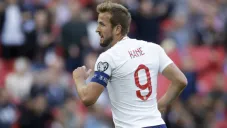 Harry Kane celebrando una anotación con Inglaterra