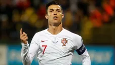 Cristiano Ronaldo festeja gol con Portugal