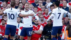 Eriksen celebra un anotación con Tottenham