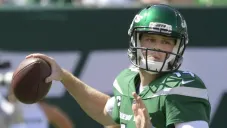 Sam Darnold, en el juego entre Jets y Bills