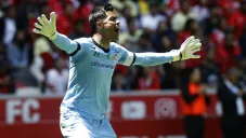 Alfredo Talavera durante un juego del Toluca