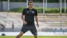 Jerónimo Amione, en un entrenamiento con el FC Lahti