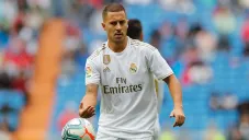 Eden Hazard en un partido con el Real Madrid