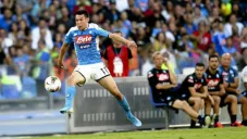 Chucky durante un juego del Napoli