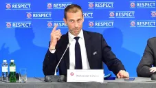 Aleksander Ceferin, en la reunión del comité ejecutivo en Liubliana