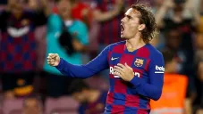 Griezmann, celebra gol contra Villarreal