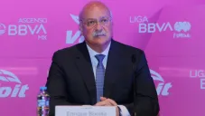 Enrique Bonilla, durante una conferencia de prensa