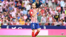Godín, durante su etapa en el Atlético
