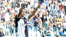 Cristiano Ronaldo celebra un gol con Juventus