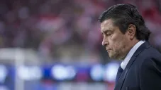 Luis Fernando Tena en el partido contra Pumas