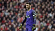 Hugo Lloris, en un partido con el Tottenham