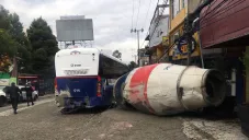 La revolvedora que se quedó sin frenos