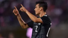 Chucky Lozano festejó un gol contra Bermudas