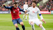 Sergio Ramos marca en juego contra Noruega