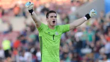 Sebastián Jurado festeja gol de la Selección Mexicana