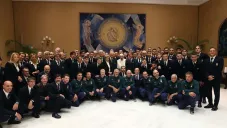 La Selección Italiana visitó al Papa