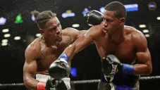 Patrick Day, durante una pelea en marzo pasado