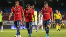 Jugadores de Veracruz cabizbajos en el Luis Pirata Fuente