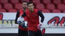 Sebastián Jurado en un entrenamiento con Veracruz