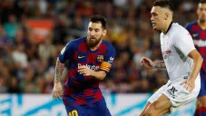 Messi, durante un compromiso con el Barcelona
