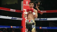 Jorge Arce previo a uno de sus combates