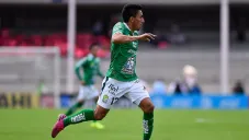 Ángel Mena, en el juego entre Pumas y León del A2019