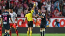 Guido Rodríguez vio la tarjeta roja en el duelo de América vs Necaxa