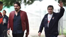 Luis Fernando Tena junto a Amaury Vergara