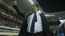 Tena, en un partido de Chivas en el Akron