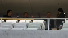 Ricardo Peláez, en el palco del Estadio Akron