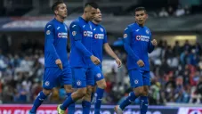 Jugadores del Cruz Azul durante un partido
