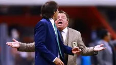 Piojo reclamara durante partido ante Santos