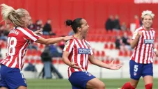 Charlyn Corral con Atlético de Madrid Femenil