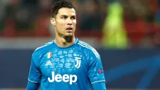 Cristiano Ronaldo, en un duelo con la Juventus