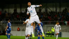 Bernardeschi, durante un partido de Italia