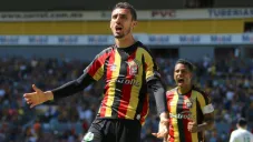 Rodrigo Godínez, en festejo del partido de U de G