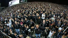 Fanáticos del Corinthians, durante un partido
