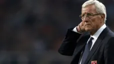 Marcello Lippi durante un juego de China